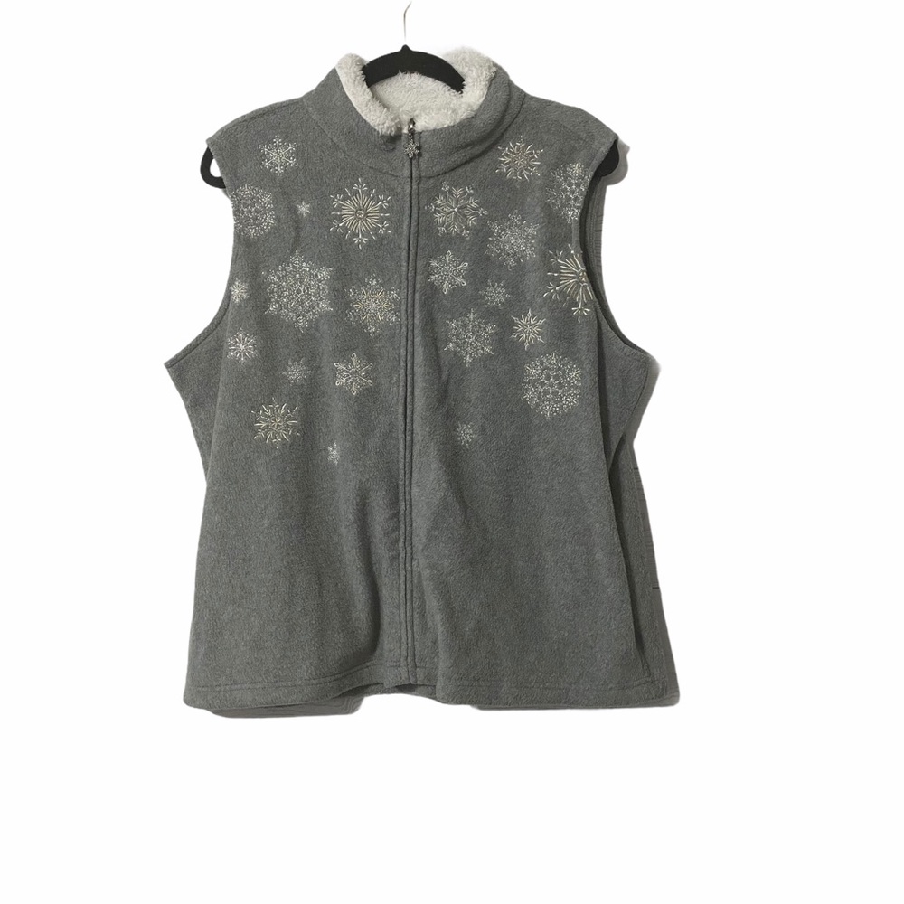 CROFT & BARROW Fleece Vest Size XL